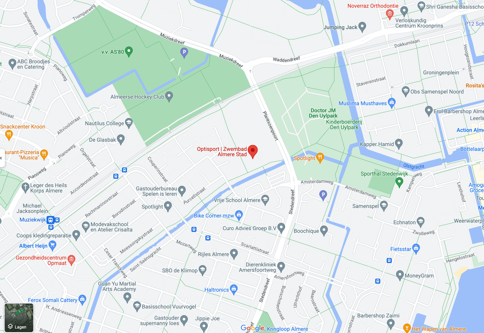 Klik op de kaart om meer informatie via Google te krijgen
